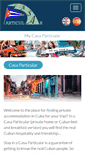 Mobile Screenshot of casaparticular.net
