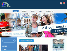 Tablet Screenshot of casaparticular.net